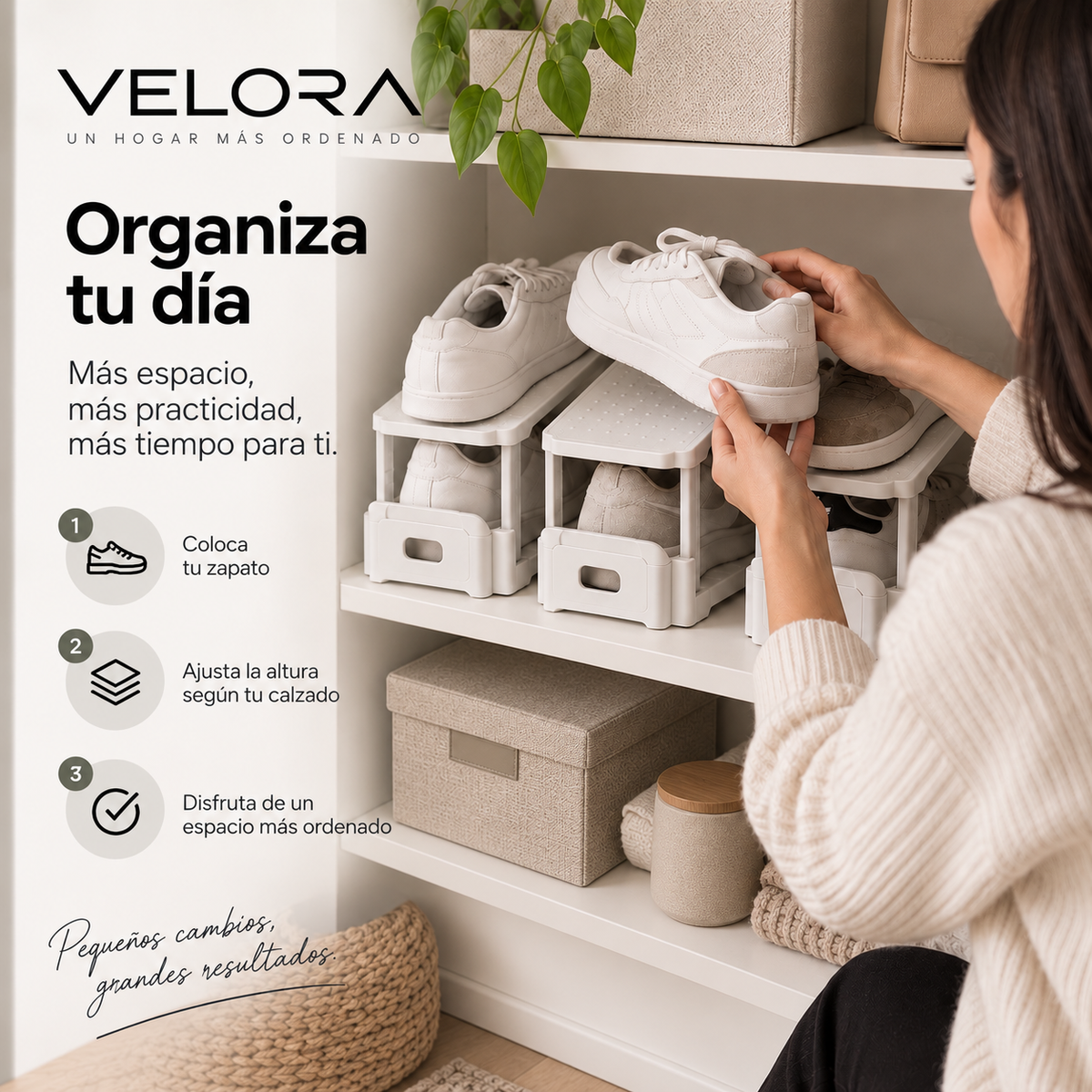 Organizador de Zapatos VELORA™ — Pack de 10